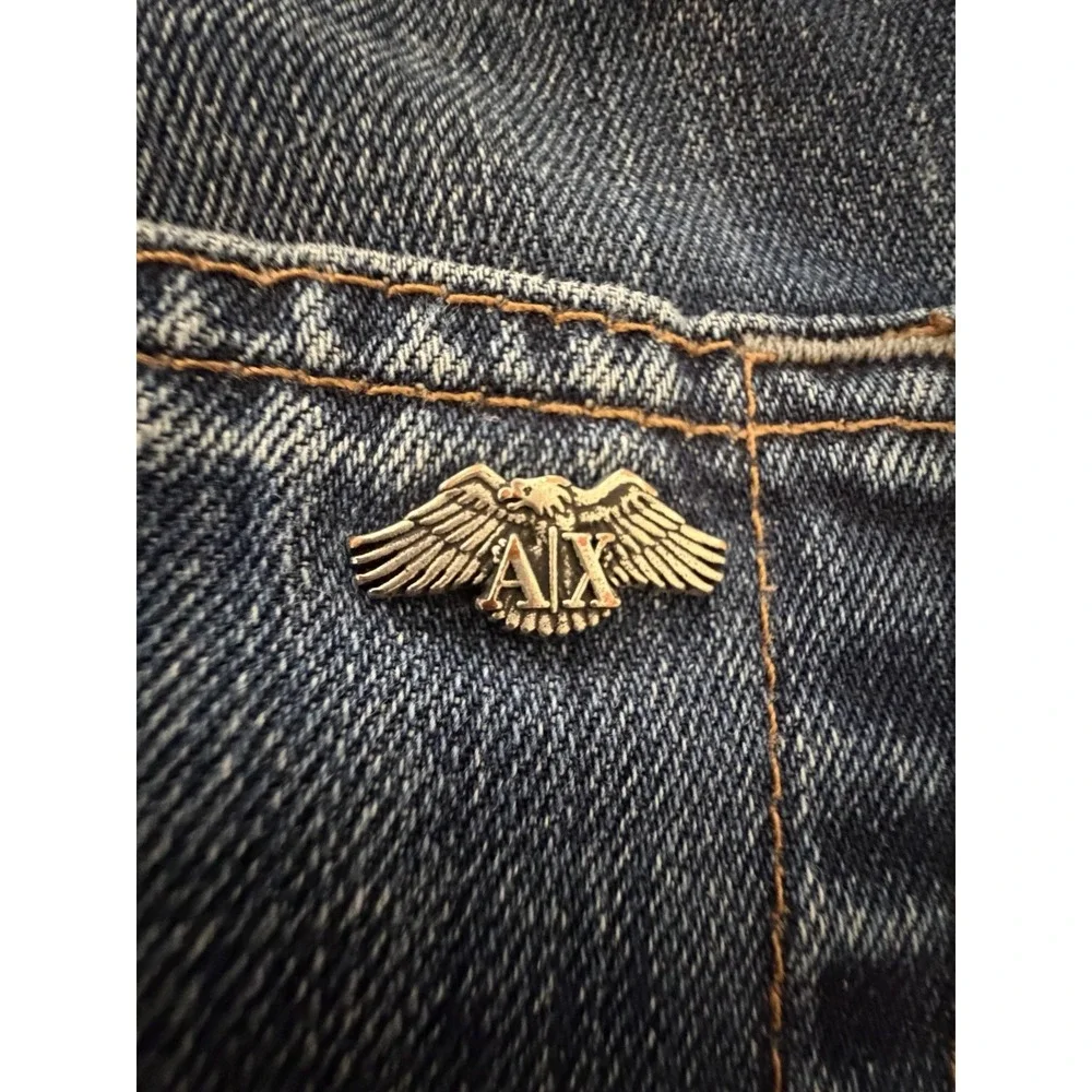 Armani Exchange‎ Jeans A|X Men Straight Leg 32 R 32 Inseam 2014 Y2K 100% Cotton